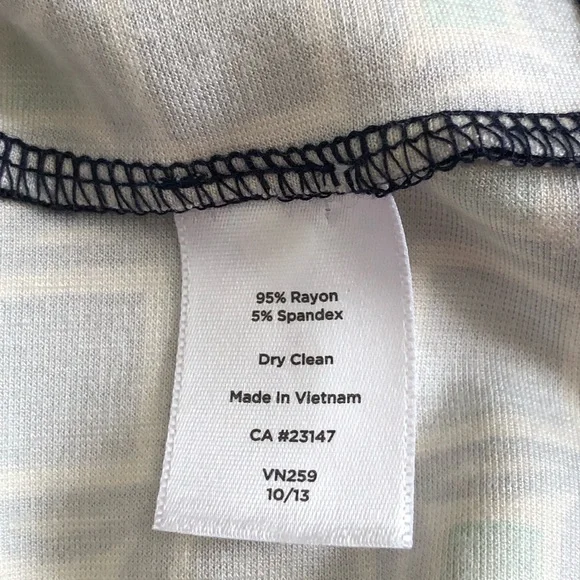 Talbots Geometric Print Sheath 3/4 Sleeve Petite Dress - Picture 6 of 6